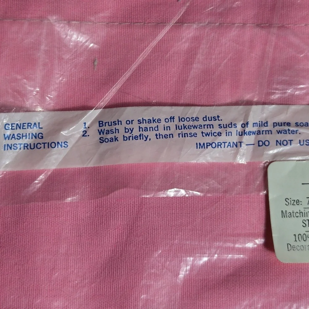 RARE VINTAGE NEW IN PKG‎ Woolworth's Drip Dry Valance 70